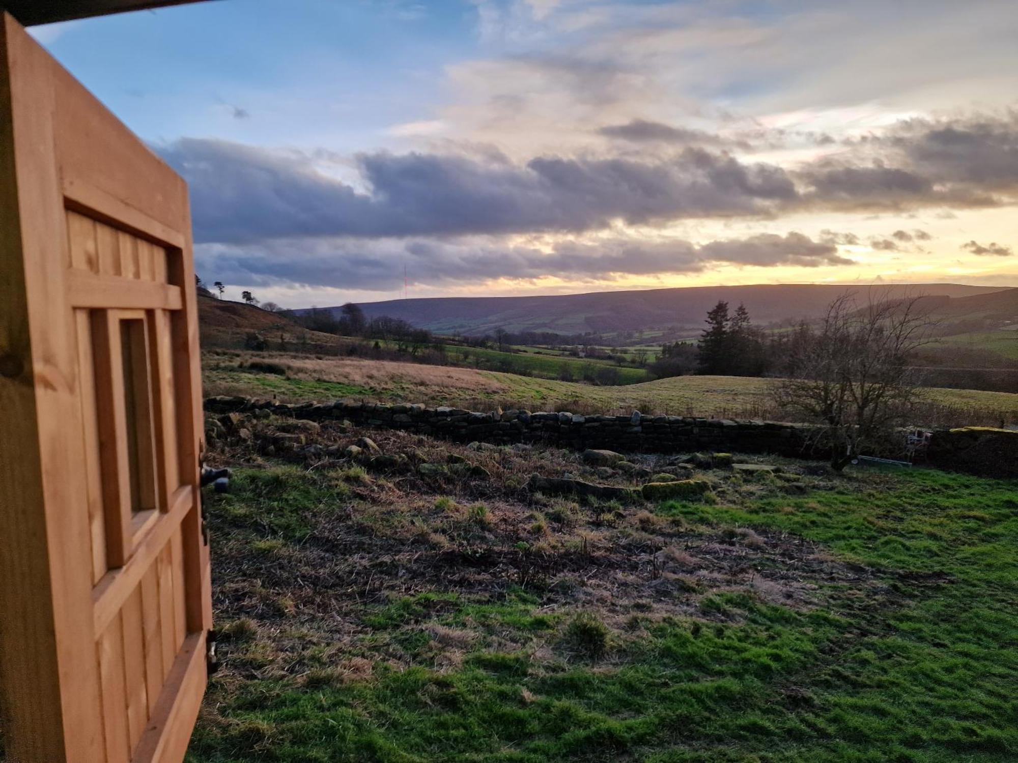 Wainstones Shepherd'S Hut Hotell Chop Gate Eksteriør bilde